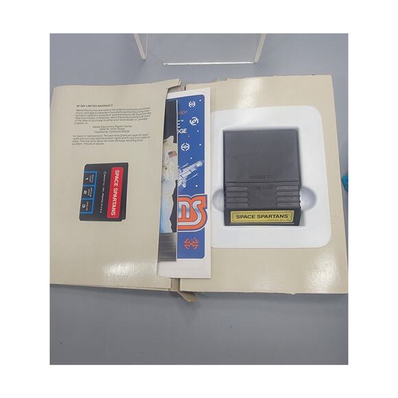 1982 MatteI Intellivoice Space Spartans Voice Synthesis Game Intellivision, CIB - Picture 8 of 8